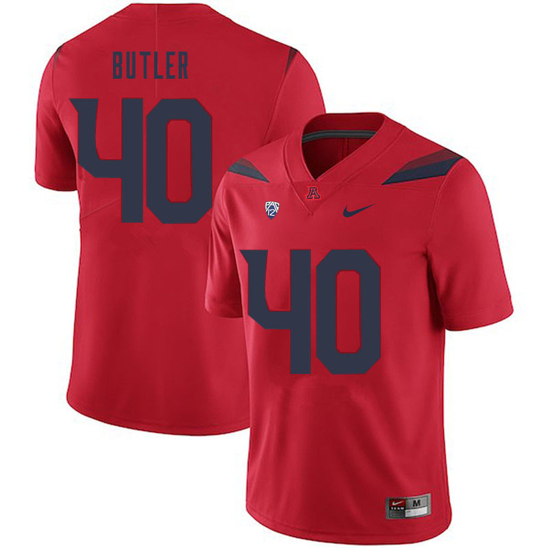 Men #40 Jashon Butler Arizona Wildcats College Football Jerseys Sale-Red